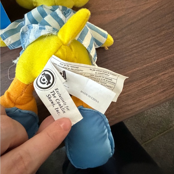 VTG Looney Tunes Plush Set – 1994 Taz + 1997 Tweety in Pajamas – With Tags - Picture 6 of 7